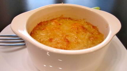 Жюльен с креветками