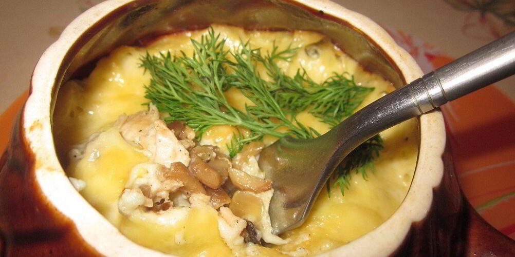 Рецепт жюльена с курицей и грибами