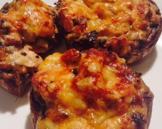 Жюльен в грибных шляпках