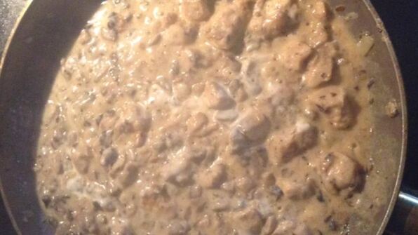 жюльен в грибных шляпках